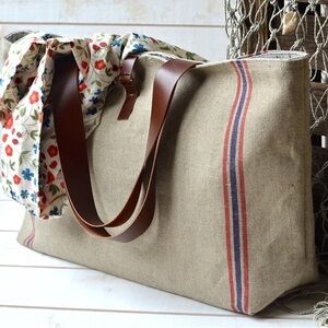 Ikabags Paris natural linen bag